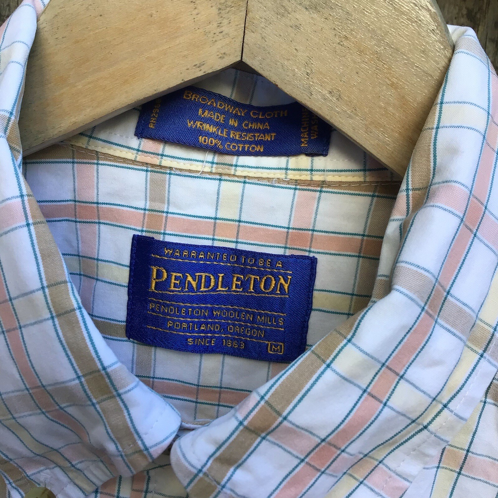 Pendleton broadway plaid check Button Down dress … - image 4