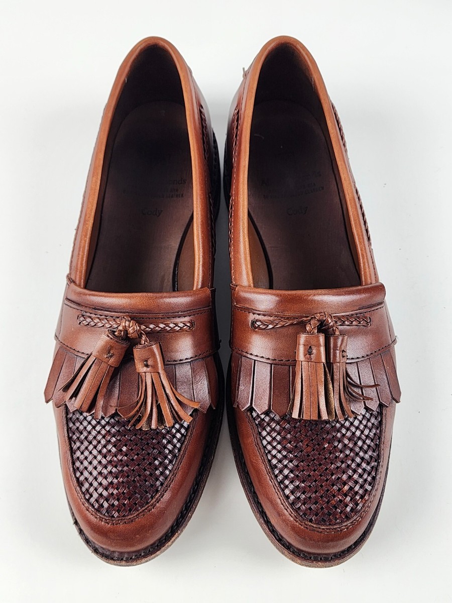 Allen Edmonds Cody - Chili/Weave Brown Shoes Men’s Size 10 B ALLEN EDMONDS Cody Kiltie Tassel Loafer Chili Weave in  main image 3