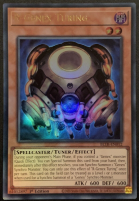 Yugioh! - R-Genex Turing - BLTR-EN012 - Ultra Rare - 1st Ed -NM/M