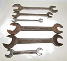 Garrington Magpie Merlin.  Open-ended spanners. Six Garrington spanners