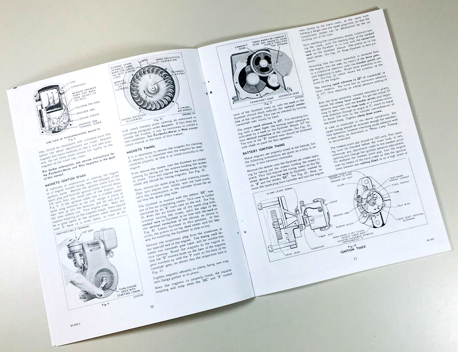Wisconsin Agnd Engine Service Repair Instruction Operators Parts Manual ...
