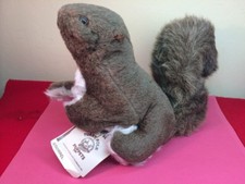 Vtg 1978 New Old Stock Furry Folk Puppets Squirrel Hand Puppet Brown 11-1/2"
