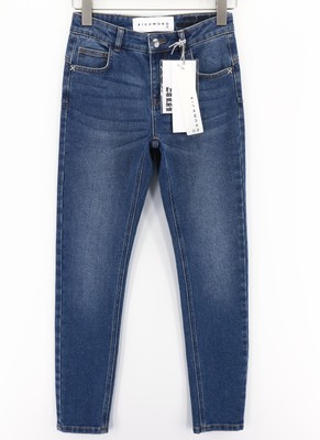 John Richmond Aisha Damen Jeans W26 Push-Up Für Normale Taille Taschen Mid