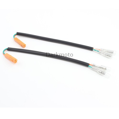 Turn Signal Indicator Black Wire Adapter Plugs For Kawasaki Ninja Z250 Z300 Z650 - Picture 6 of 12