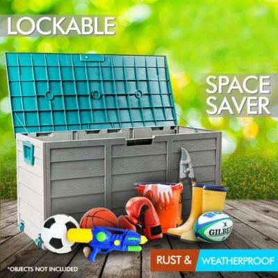 Weatherproof Outdoor Plastic Storage Box 112 X 54cm Sheds Weatherproof Outdoor Plastic Storage Box 112 X 54cm