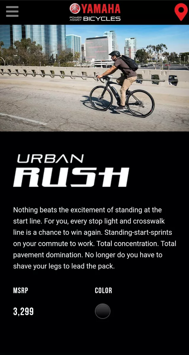 Yamaha hotsell urban rush