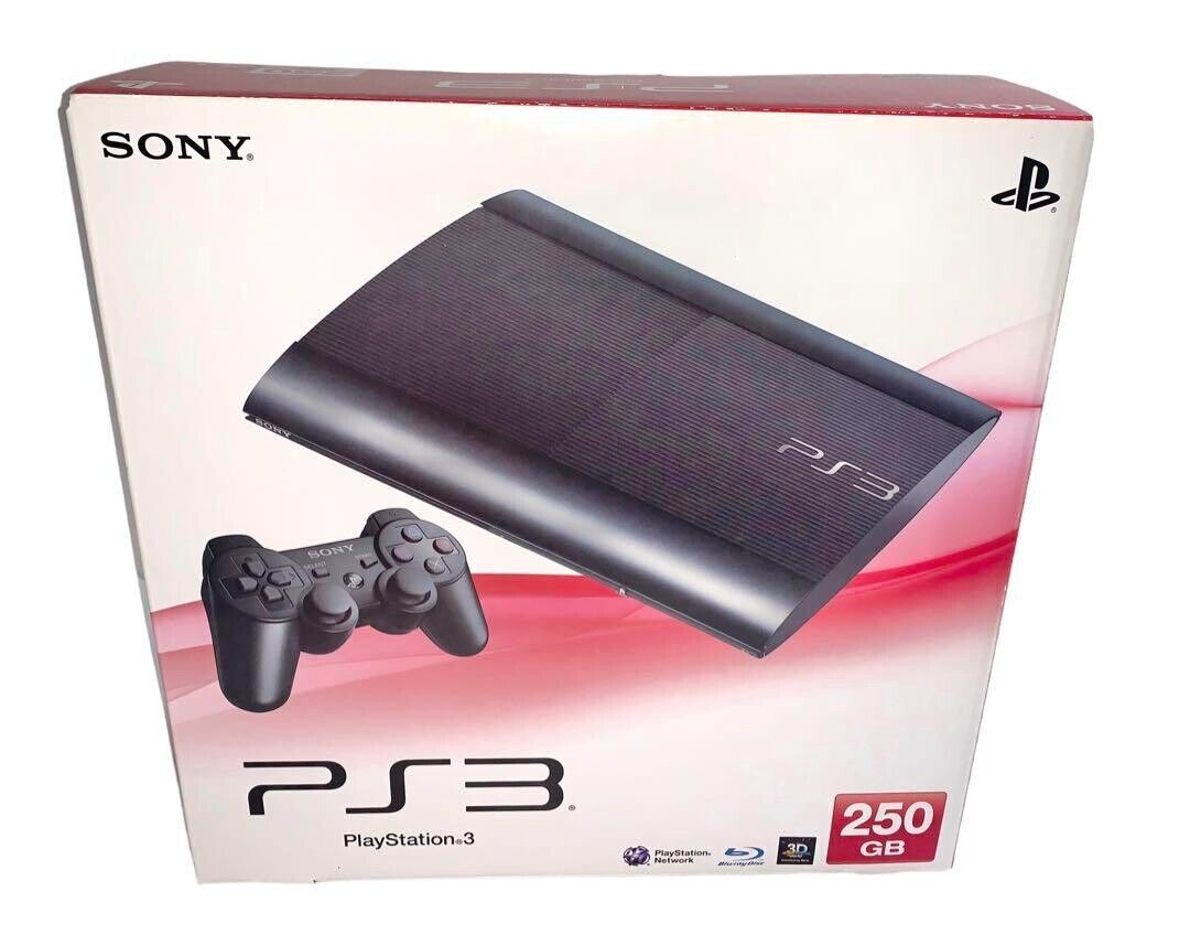 Sony PlayStation 3 PS3 Super Slim Charcoal Black 250GB CECH-4200B Unused  Japan