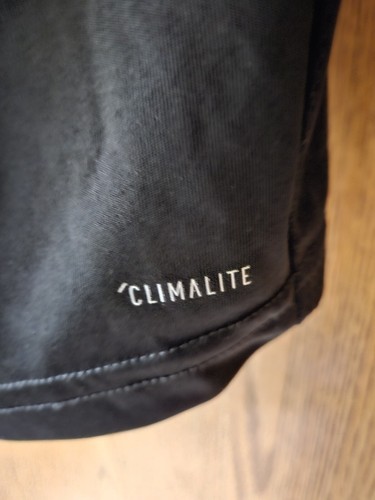 Adidas Climalite Youth LG Long Sleeve Traning Shirt Black 3 Stripe Athletic - Picture 3 of 4