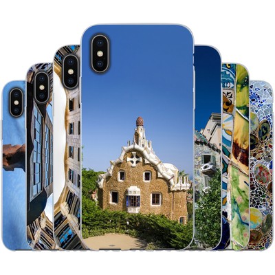 dessana Barcelona Architektur Schutz Hülle Case Handy Tasche passend für Apple