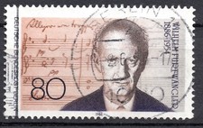 Berlin MiNr. 750 z podwójnym nadrukiem