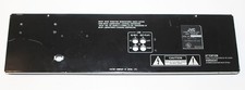 Rear Case Cover Housing Model ID Plate - JVC Dual Cassette Tape Deck TD-W106