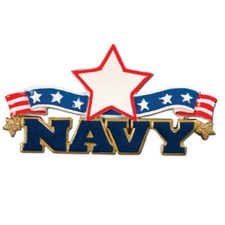 Navy Military FREE Personalized Christmas Tree Ornament