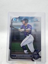 2022 Bowman Chrome Baseball Warming Bernabel 1st Bowman