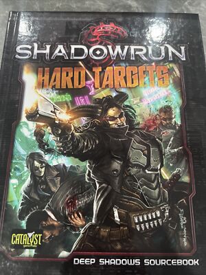 Shadowrun Hard Targets Deep Shadows Sourcebook Hardcover 2015 First Print