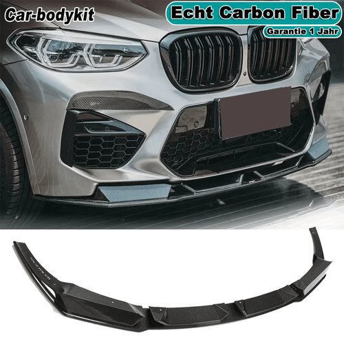 Spoiler anteriore in carbonio labbro adatto per BMW F97 X3 M F98 X4 M 2019-2023  - Foto 1 di 11