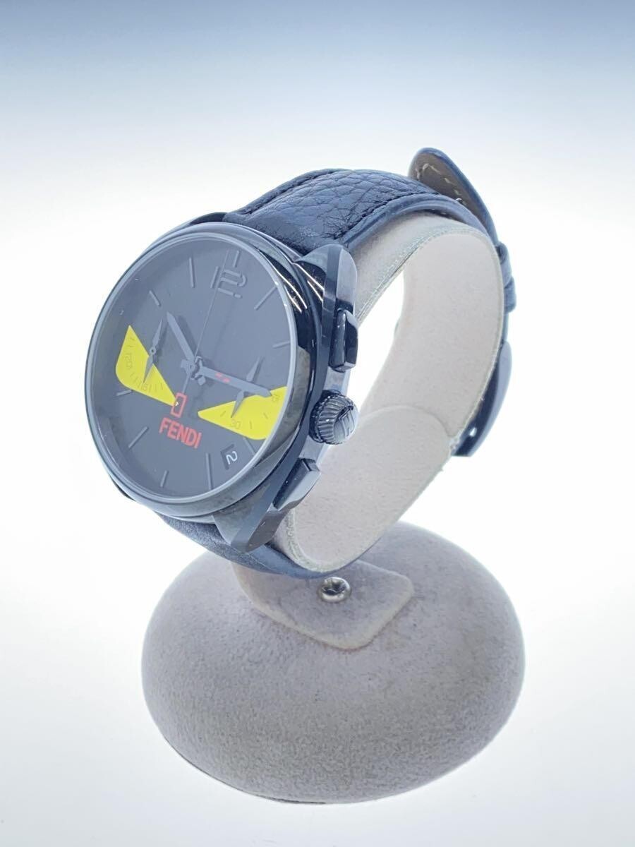 FENDI 002-21200G-479 Quartz Men's Watch Black Leather FENDI 002-21200G-479 Quartz Men's Watch Black Leather