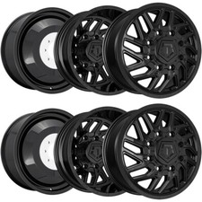Set-6 Tis 544b 20x8.25 Dually Wheels Gloss Black 8x6.5 Rims 20 Inch Set-6 Tis 544b 20x8.25 Dually Wheels Gloss Black 8x6.5 Rims 20 Inch