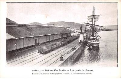 Brasilien - Nr. 79926 - SAO PAULO - Les Quais de Santos