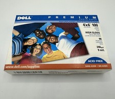 Dell Premium High Gloss 4x6 100 Sheets Photo Paper 90 Brightness Acid Free