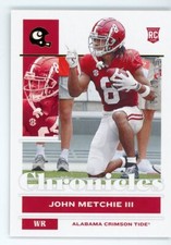 John Metchie III 2022 Panini Chronicles Draft Picks Rookie Card RC Gold #07/10