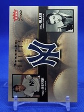 YOGI BERRA & Mel ALLEN  HOFs  2004 Fleer Announcing Greats  AG8 NEW YORK YANKEES