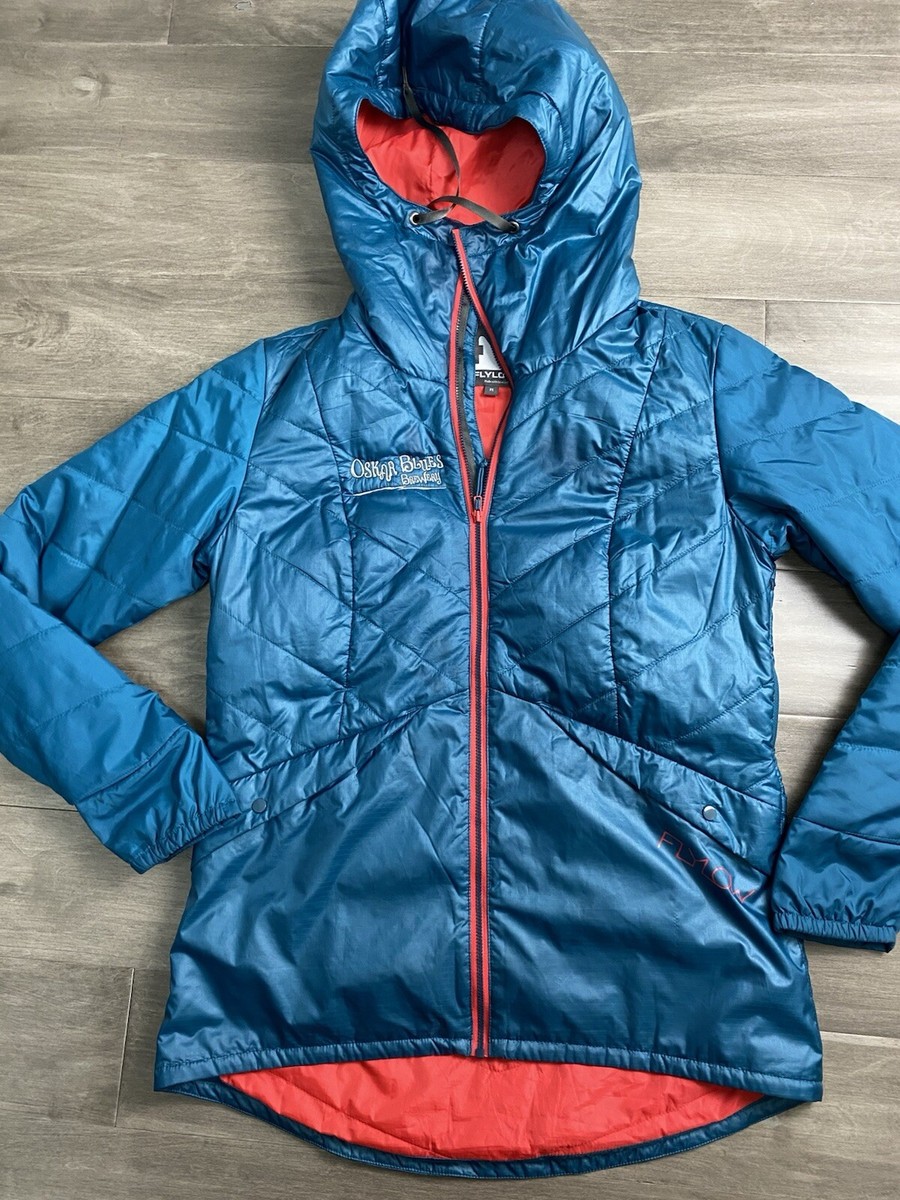 [新品・未使用] FLYLOW Tamara Micropuff Hoody Flylow Tamara Micropuff Hoody Jacket Primaloft Full Zip Ocean Blue