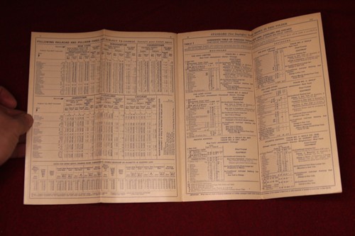 Erie Railroad Time Table, 1956 - Picture 2 of 2