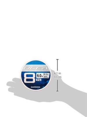 SHIMANO OCEA 8 6.0号 300m 113lb SW NAVY Shimano Ocea 8 PE #6-113 lb/51.3kg 300m Navy Blue 8 Braid