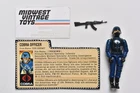 Vintage GI Joe -1983 COBRA OFFICER w/ Filecard - 100% Complete - Hasbro