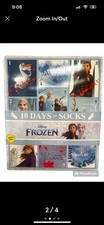 Disney Frozen 10 Days Of Socks, 10 Pack, Girls, 2T-4T
