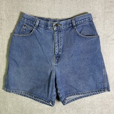 Vintage Gitano Jean Shorts Womens 30 Waist Blue Denim Hi-Rise Mom Medium Wash