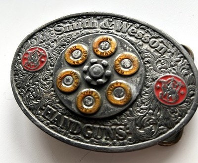 Smith & Wesson belt buckle Gürtelschnalle Metall