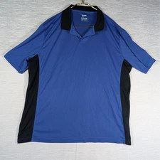 Culvers Employee Uniform Polo Shirt Mens Extra Large Blue Short Sleeve