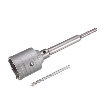  Shank Concrete Cement Stone Wall Hole Saw Bohrkopf Bit 60mm w Wrench