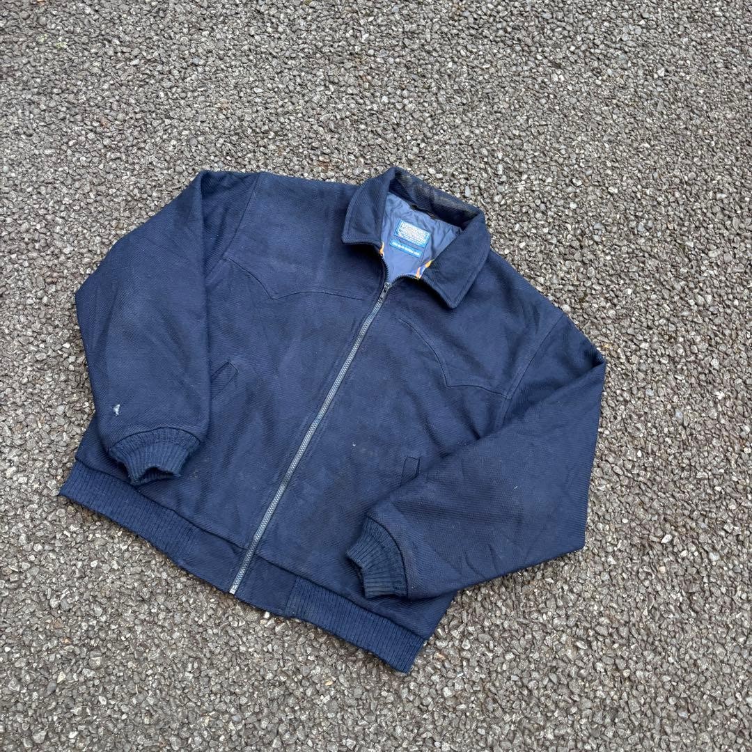 Pendleton Wool Jacket 70s Native Pattern Insulate… - image 3