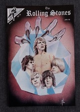 Rock Fantasy Comics THE ROLLING STONES Jan 1990 Comic Book ~ OZZY