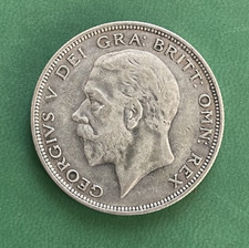 1935 King George V Silver Half Crown - Silver Jubilee Year - High Detail