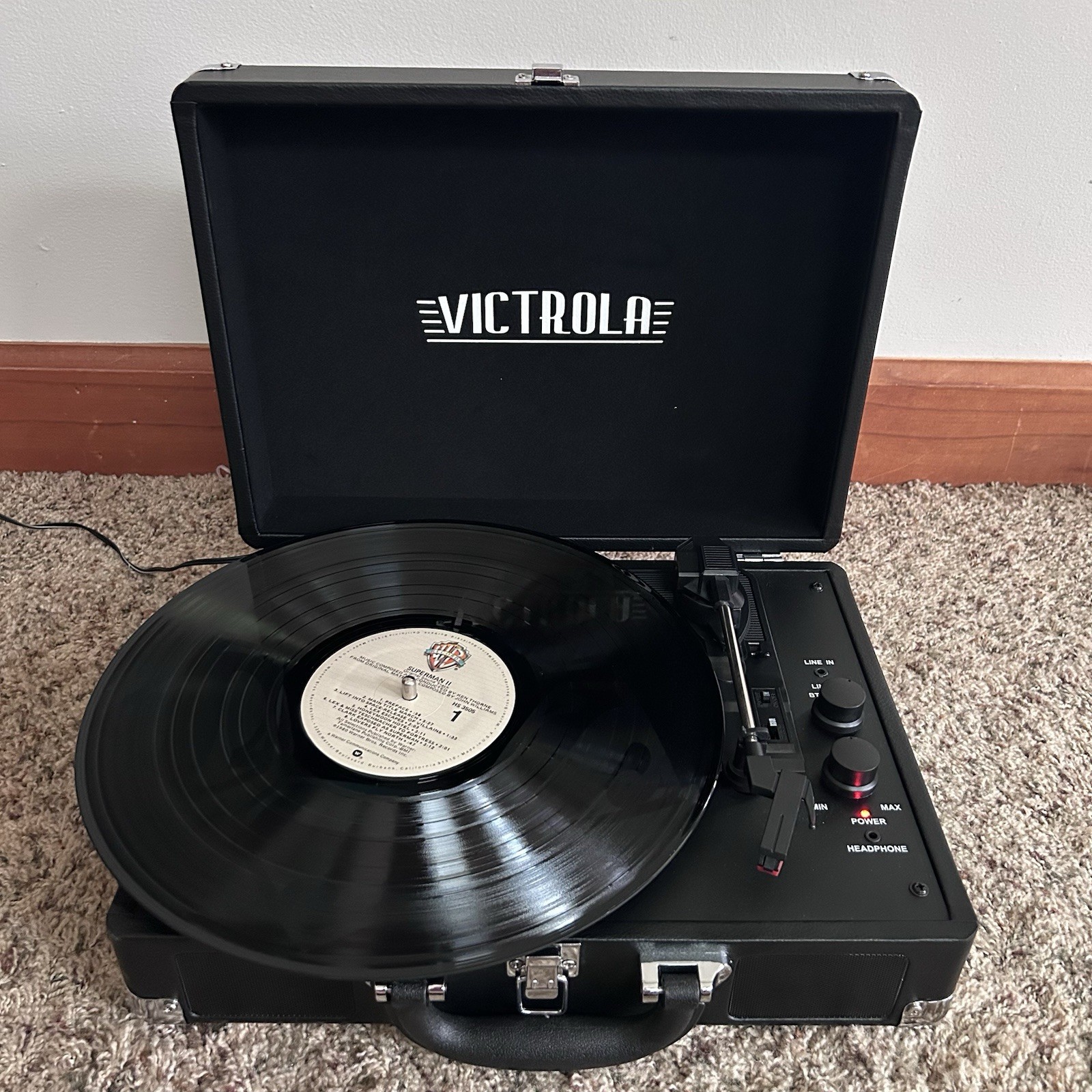 Victrola VSC-550BT Suitcase Turntable with Bluetooth for Wireless Vinyl Playback-image