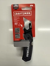 Handy Folding Utility Knife with Push Button Blade Change and Lightweight Build