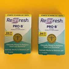 2 - Rephresh Pro B Probiotic Feminine Supplement 30 Capsules EXP:09/2026 