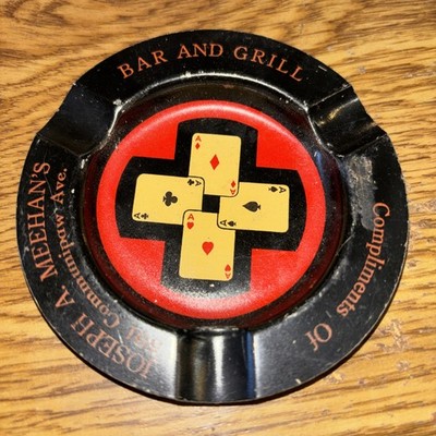 Joseph A Meehan's Bar And Grill Vintage Ashtray, Jersey City