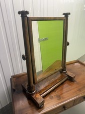 William IV Mahogany Toilet Mirror 