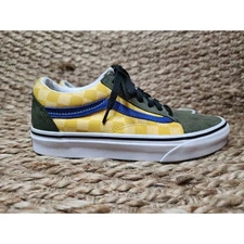 VANS CLASSIC OLD SKOOL OTW RALLY Mens 4 Women's 5.5 Yellow Purple Checkered