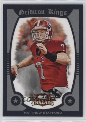 2009 Donruss Threads Blue Framed 44/50 Matthew Stafford #36 Rookie RC 1j2