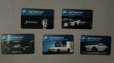 Erste Auflage Aral Supercards JP Performance Gutschein Sammler
