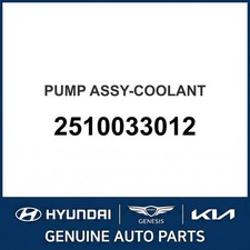1991-1995 Hyundai Elantra Pump Assembly-Coolant OEM New 2510033012