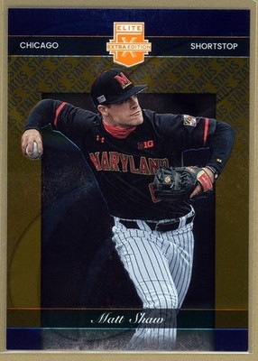 2023 Panini Baseball Elite Extra Orange Matt Shaw Rookie 143/275