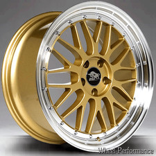 18 Zoll UX3N Stufentiefbett Alufelgen 8,5x18 5x120 ET35 in gold f�r BMW