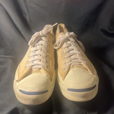 Men  s Vtg original 1970s made in USA Converse Jack Purcell white Sz 8.5