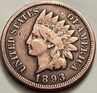 1893 Indian Head Cent — JC1436